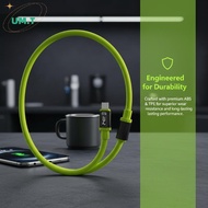 UM.T 240W 1.5m USB C to USB C Qui Charge Cable Real Time Power Display for Smartphones Laptops Home 