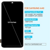 Screen Replacement for Samsung Galaxy A40 A405 A405F A405FN A405FM A405S 5.9 inch LCD Display Touch 