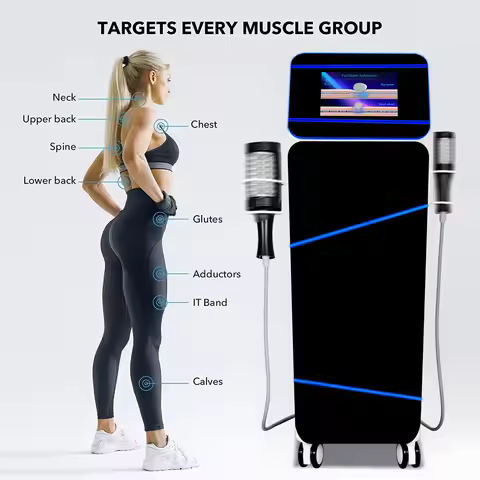 2 IN 1 NEW Muscle Relaxation Fat Removal Cellulite 5D Massage Roller Electromagnetic Muscle Building