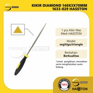 Diamond Triangle Gold File 1633-029 HASSTON PROHEX Slim Taper Triangle Small File/ 1633 029 HASSTON