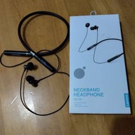 Lenovo掛頸式藍芽耳機
