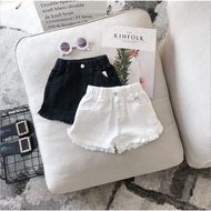 SUPER VIP tassel shorts for girls size 7-38 kg KOREAN KAKI