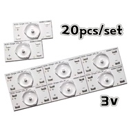 MATA 20PCS LED TV BACKLIGHT LIGHTS 1 EYE 3 VOLT 6 VOLT backlight led tv