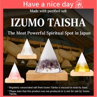 Izumo Taisha Purification Salt Set with Orgone, Natural Gemstone, Cleansing Salt for Feng Shui
