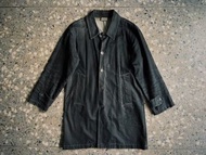 Danton vintage black moleskin coat 法國製