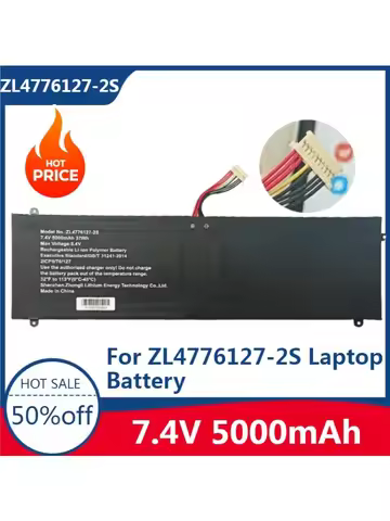 Newest High quality replaceable Battery 7.4V 5000mAh 10 Pin 8 Line For ZL4776127-2S ‌Laptop Battery
