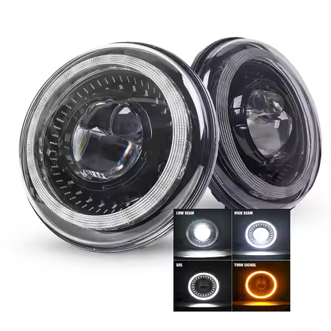 Motorcycle 7 inch LED Headlight for Harley Touring Ultra Classic Electra Street Glide Road King Yama