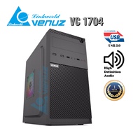 VENUZ micro ATX Computer Case VC 1704 – Black