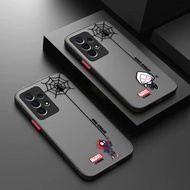Funny Spider-man Miles Morales Matte Phone Case For OPPO A5X A5 A9 A15 A16 A16K A17 A38 A54 A55 A57 