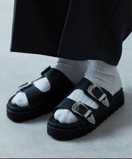 日本代購🇯🇵FREAK'S STORE 金屬釦厚底拖鞋