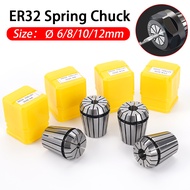 ER32 Spring Collet Chuck 6/8/10/12mm Precision CNC Router Milling Machine Collets for Engraving & Dr
