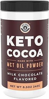 Keto Cocoa | Keto Hot Chocolate Drink Mix Powder - Sugar Free, Low Carb with Protein and MCT Oil Powder