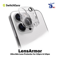 SwitchEasy LensArmor Ultra-thin Lens Protector for i15 Pro & i15 Pro Max