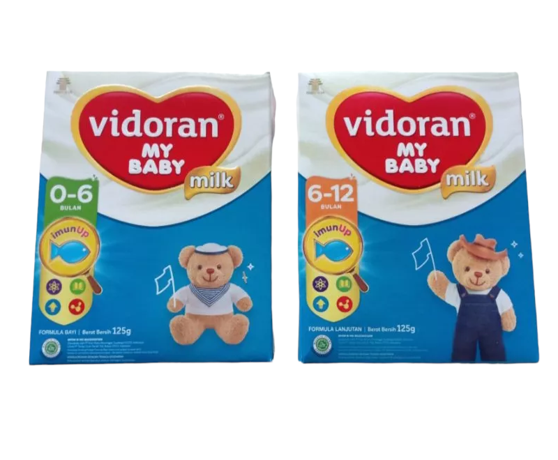 Vidoran My Baby 125gram (0-6bulan/6-12bulan) - susu formula bayi