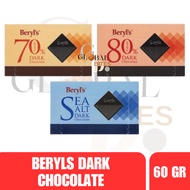 Beryl's Dark Chocolate 70% 80% Seasalt