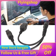 flyingshop IEC320 C14 to Dual C19 Power Cord  1 in 2 Out Material Suitable for Laptop Adapters LCD M