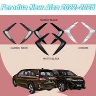 PEROFUA NEW ALZA 2022-2023 CARBON FIBER  /GLOSSY  BLACK /MATTE BLACK /CHROME CAR FRONT BUMPER CANARD
