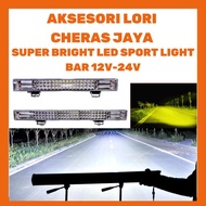 AKSESORI LORI CHERAS JAYA LED LIGHT BAR SUPER BRIGHT OFF-RAOD 12V 24V 36V LORI TRUCK TRAILER SUV 4X4