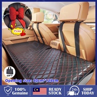 Car Rear Seat Cool Pad Ice Silk Folding Bed Car SUV Rear Row Mattress Travel Mattress-80cm*128cm