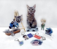 客製化 壓克力 立牌 不倒翁 搖搖樂 擺飾 造型鑰匙圈 吊飾 訂做