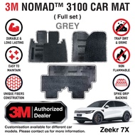 (SG Seller) Zeekr7X 3M™ Nomad™ 3100 Car Mat ( Full Set ) ( GREY ) | Durable Anti Slip Mat