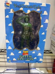 雲朵盒 絕版 綠兵 玩具總動員 迪士尼medicom 盒裝 大隻綠兵 軍人 阿薛 安迪
