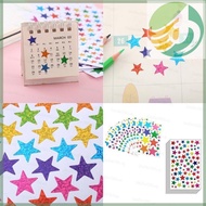Yf8 As 10 Sheets Laptop Sticker Asthetic Decal Small Star Sticker Self-Adhesive Sticker Decorative D