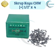 CHW Wood Screw / Wood Screw + 1/ 2 inch x 4mm