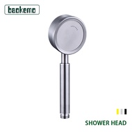 SUS 304 Stainless Steel High Pressure Bathroom Round Handheld Rain Shower Head Set Silver/Black