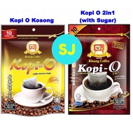 Kluang Coffee Cap Televisyen Kopi O Kosong/Kopi O 2in1 (10Sachets)