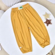 Children Pants Thin Anti-mosquito Pants Girls Boys Cartoon 9-point Pants Casual Trousers Light Thin 