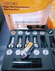 🚗🛞 全新汽車軚鈴螺絲m12 20pcs silver hyper rays