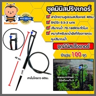ชุดมินิสปริงเกอร์+เสา+สาย+SD04+SD08 สีน้ำเงิน มีให้เลือก 1-100 ชุด ชุดสปริงเกอร์รดน้ำ ชุดรดน้ำ ระบบน