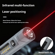 2-in-1 Laser Pointer - Bright Red Light, With Flashlight, Magnetic, Type-C Fast Charge, IP44 Waterpr