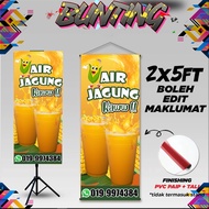 BUNTING AIR JAGUNG VIRAL BERSAIZ 2X5