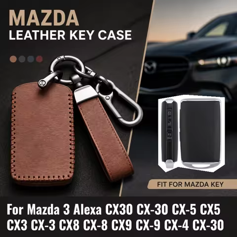 For Mazda 3 Alexa CX30 CX-30 CX-5 CX5 CX3 CX-3 CX8 CX-8 CX9 CX-9 CX-4 CX-30 Car Smart Key Case Cover