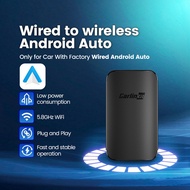 Wireless Carplay Adapter Auto Smart Ai Box Plug and Play WiFi BT Auto Connect for Wired Android Auto Cars