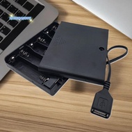 [Aus-t] 1Pcs USB Mini Power Supply Battery Box With Cover And Switch 6 X AA USB Battery Box For 9V L