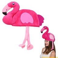 BLACK Creative Funny Flamingo Hat Adult Unisex Thanksgiving Bucket Hat Carnivals Hat