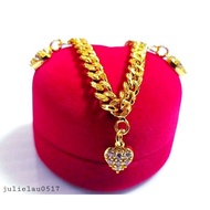 24K KOREAN GOLD LOVE BEARD CHAIN