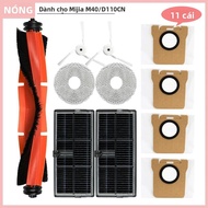 Xiaomi Mijia M40 D110CN Robot Hút Bụi Chính & Bàn Chải Cạnh Bên Túi Bụi Bộ Lọc HEPA Cây Lau Nhà Áo B