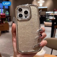 เคสโทรศัพท์มือถือแบบครอบเต็มสีเงินประดับเพชร ดีไซน์หรูหรา ดีไซน์ใหม่ ไม่ซ้ำใคร สำหรับ Apple 16 15pro