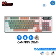 RK S98แบล็กเบอร์รี่98โหมด RGB โหมดเกมสบายๆปรับได้2.4กรัม
