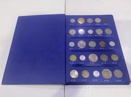 現行硬幣保存簿集存簿38~107年 附146枚1949-2018共6頁壹本(藍) 無折扣
