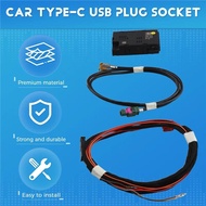 Front Console USB Ports TYPE-C Plug Socket With Wiring For VW ID4 ID6 For Skoda 2GD035736 2GD 035 73