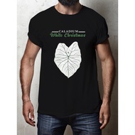 Caladium White Christmas Leaf T-shirt