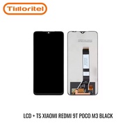 [[AKS HP]] LCD TS XIAOMI REDMI 9T POCO M3 BLACK ORIGINAL