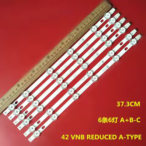 New 6/12PCS LED Backlight Strip For VESTEL 42FA5000 42FA8000 42 VNB Reduced A B-C VES420UNDL-2D-N03 