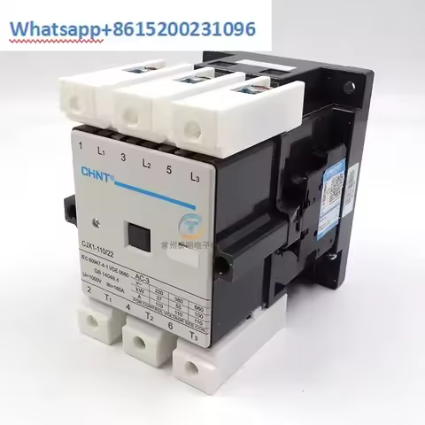 AC contactor CJX1-110/22 coil three-phase AC380V single-phase 220V silver point