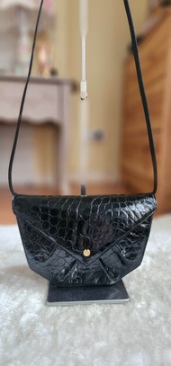 กระเป๋าหนังจระเข้แท้💯แบรนด์MILANO